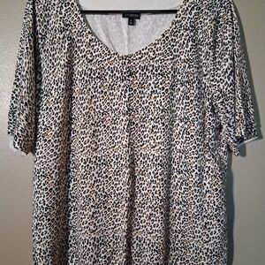 Talbots Leopard Print Women's Top